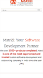 Mobile Screenshot of matridtech.net