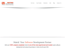 Tablet Screenshot of matridtech.net